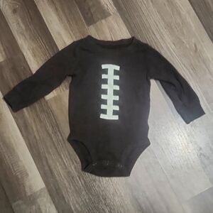 Football Onesie Longsleeve Size 9mo GameDay Attire Unisex